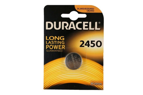 DURACELL DL2450/CR2450 BLISTER 1 BATTERIA A BOTTONE AL LITIO